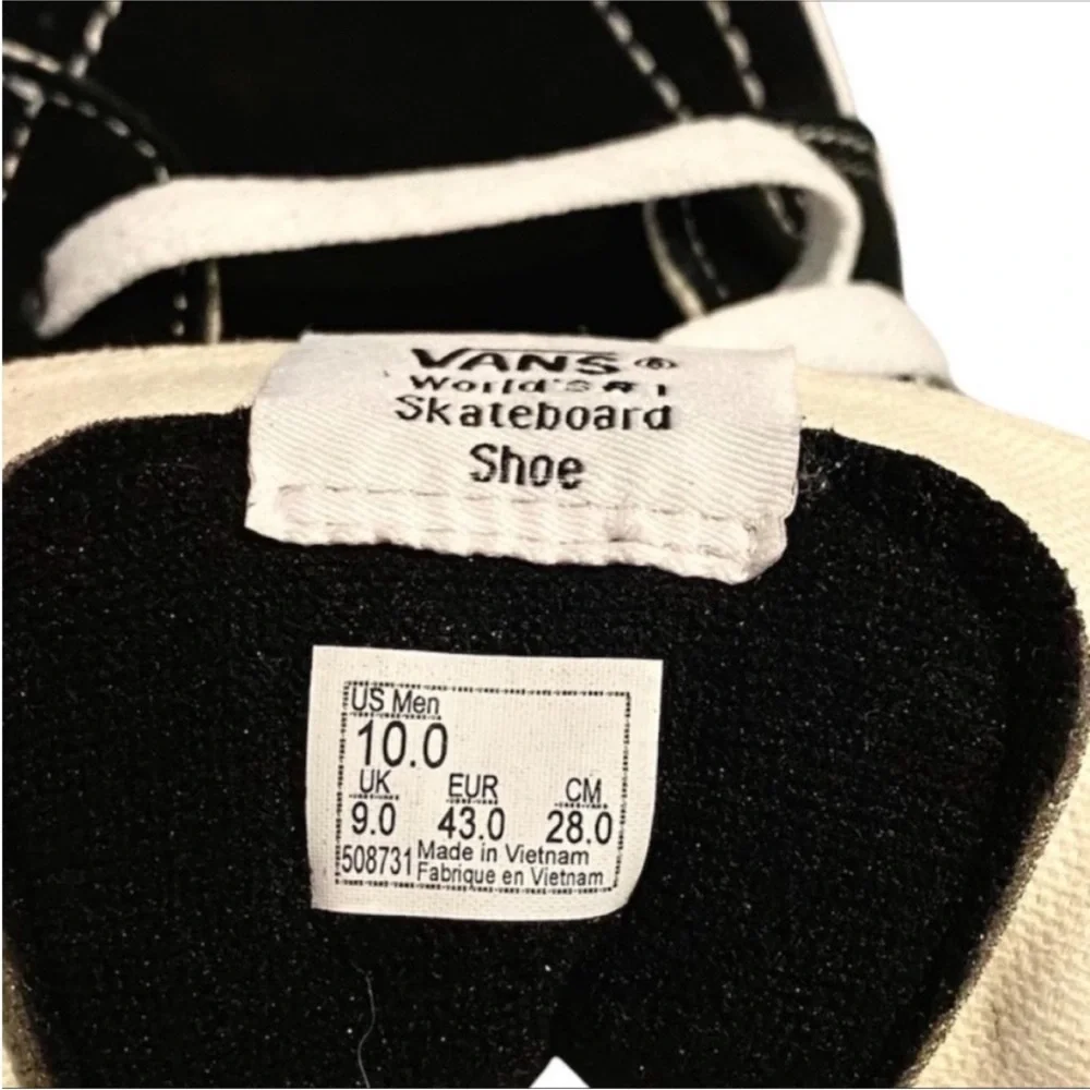 VANS Sk8-Hi Flash Skulls canvas high-top skate shoe NEW - Picture 8 of 11